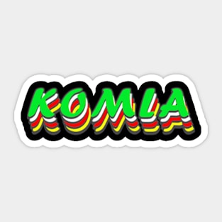 Komla Sticker